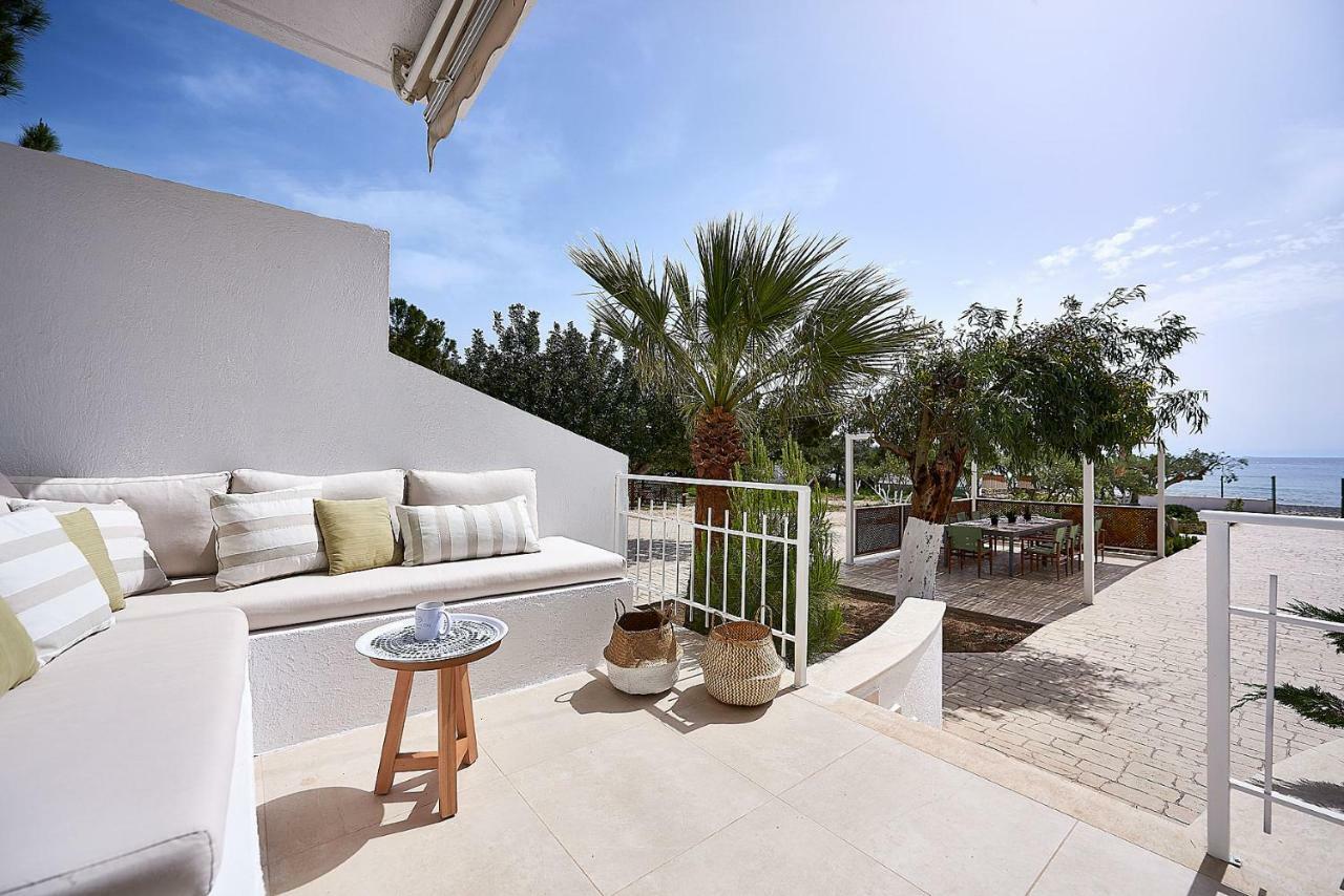 Beachfront Villa On Crete - Kirvas, Member Of Pelagaios Villas Koutsounari Exterior photo